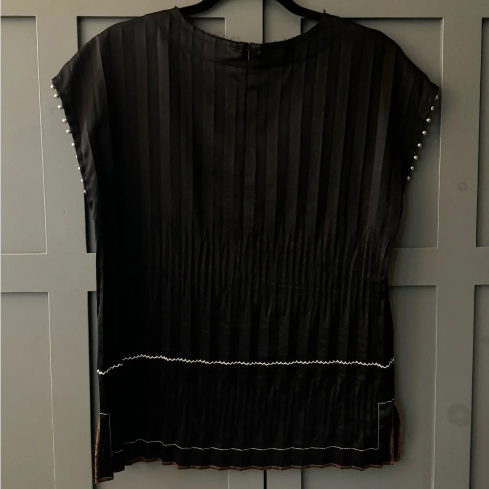 Helmut Lang Crinkle pleated top - Picture 5 of 12